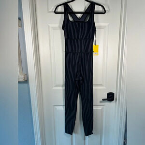 Diane Von Furstenberg + Target DVF Black Zebra JumpSuit Tank size XXS NWT